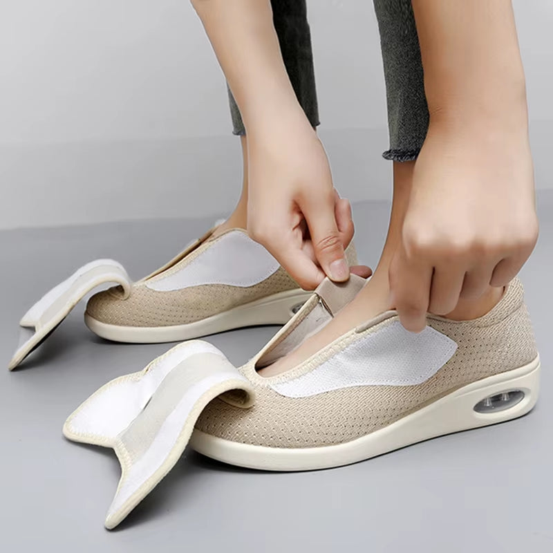 Casual Adjustable Orthopedic Walking Shoes for Swollen & Wide Feet