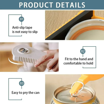 Can Opener Multifunctional Bottle Opener Jar Opener for Beer Coke Jam Beverage - MAIFRENCO INC