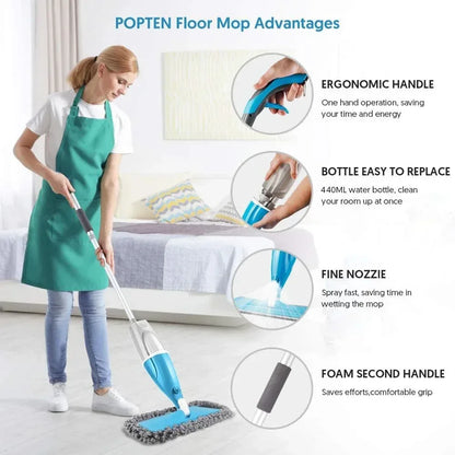 Microfiber Spray Floor Mops - MAIFRENCO INC