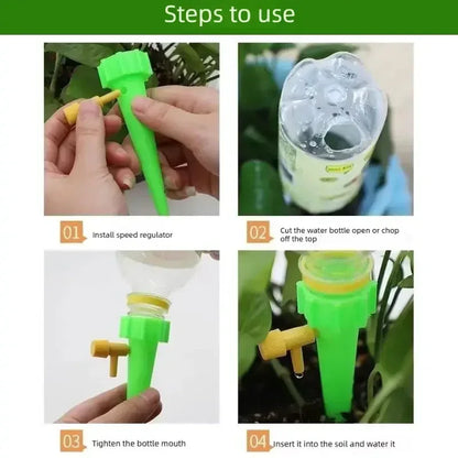 Automatic Plant Watering Device - Self-Watering Spikes for Indoor Plants & Vacation Care - MAIFRENCO INC
