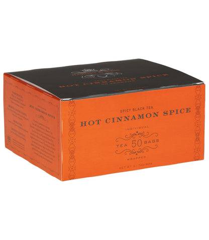 Harney & Sons Hot Cinnamon Spice Tea – Box of 50 Wrapped Teabags