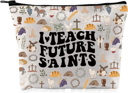 I Teach Future Saints Cosmetic Bag - MAIFRENCO INC