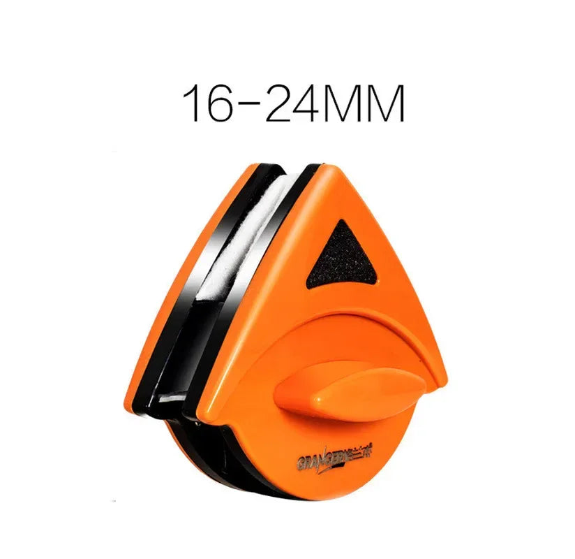 double-sided window cleaner | magnetic glass cleaning tool for high windows & mirrors - maifrenco inc