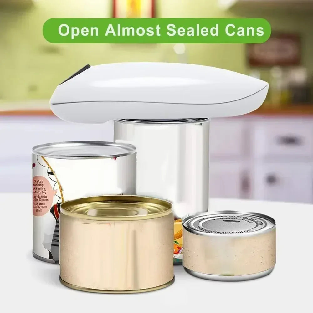 electric jar opener | automatic hands-free can & bottle opener for seniors & arthritis - maifrenco inc