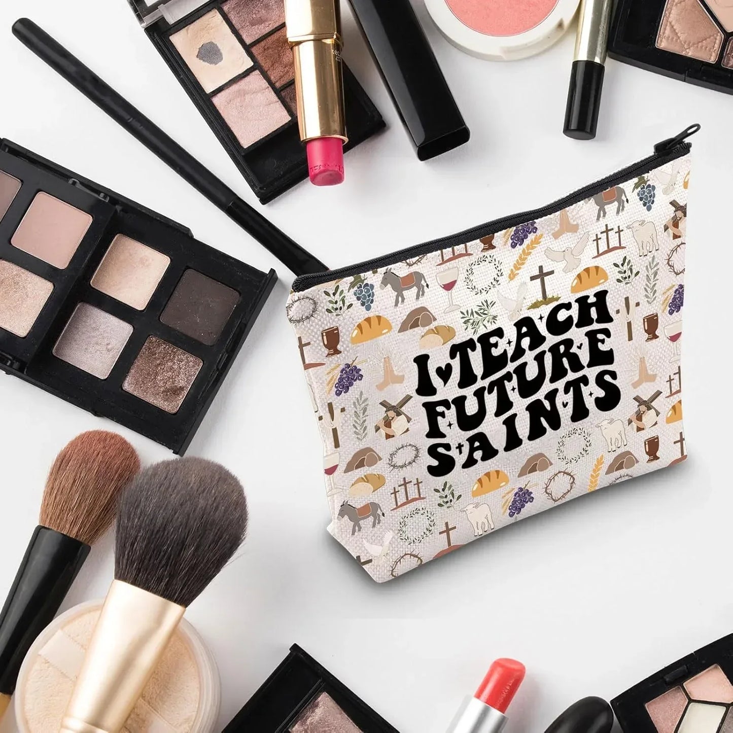 i teach future saints cosmetic bag - maifrenco inc
