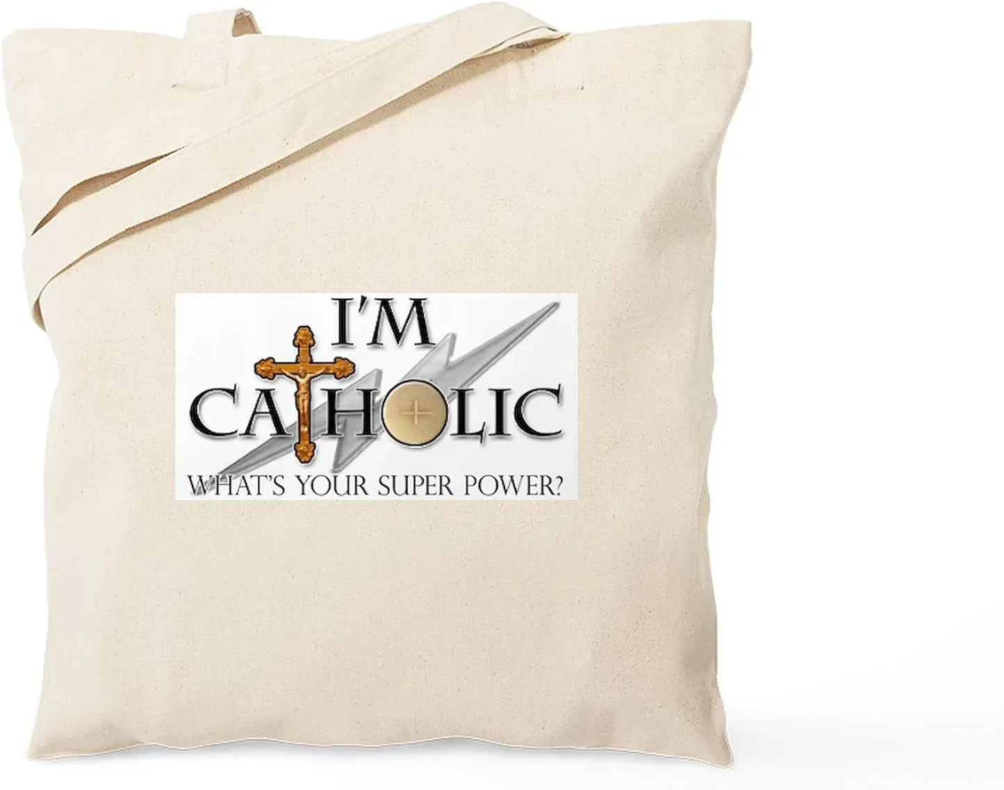 faith-inspired canvas tote bag | christian reusable shopping bag with scripture quotes - maifrenco inc