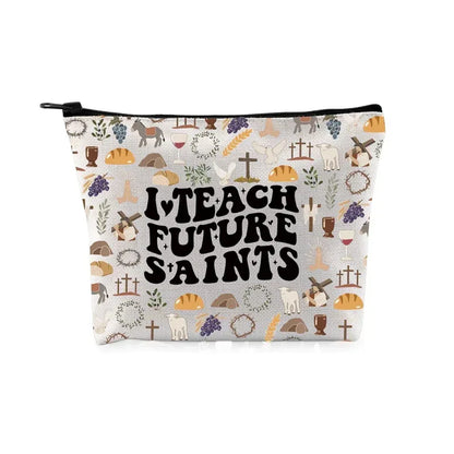 I Teach Future Saints Cosmetic Bag - MAIFRENCO INC