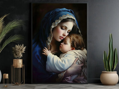 Vintage Faith Canvas Wall Art | Christian Scripture Poster for Home & Office Decor - MAIFRENCO INC