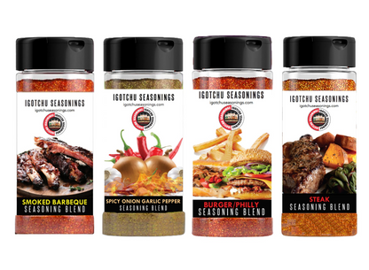The Grill Master Seasoning Bundle | Ultimate BBQ & Grilling Spice Set by Igotchu Seasonings