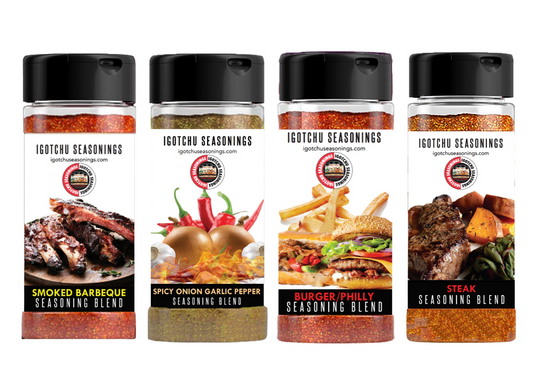 The Grill Master Seasoning Bundle | Ultimate BBQ & Grilling Spice Set by Igotchu Seasonings