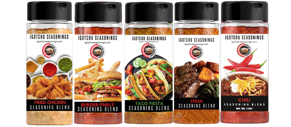 let's tailgate seasoning bundle | game day spice set by igotchu seasonings
