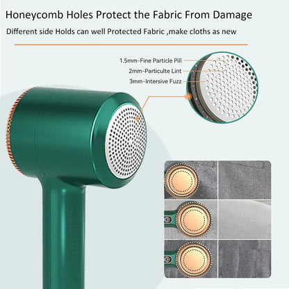 Electric Fabric Shaver & Lint Remover | Rechargeable Fuzz Pill Remover for Clothes & Furniture - MAIFRENCO INC
