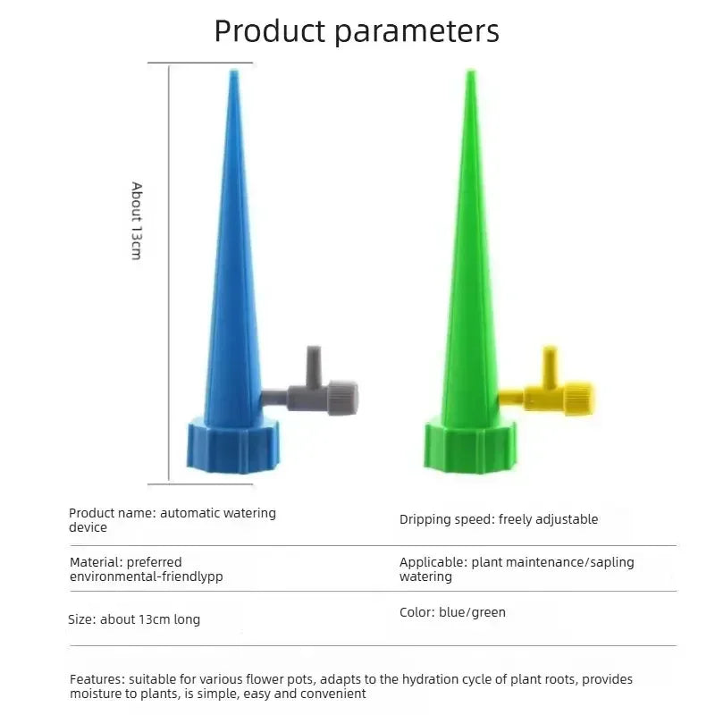 Automatic Plant Watering Device - Self-Watering Spikes for Indoor Plants & Vacation Care - MAIFRENCO INC