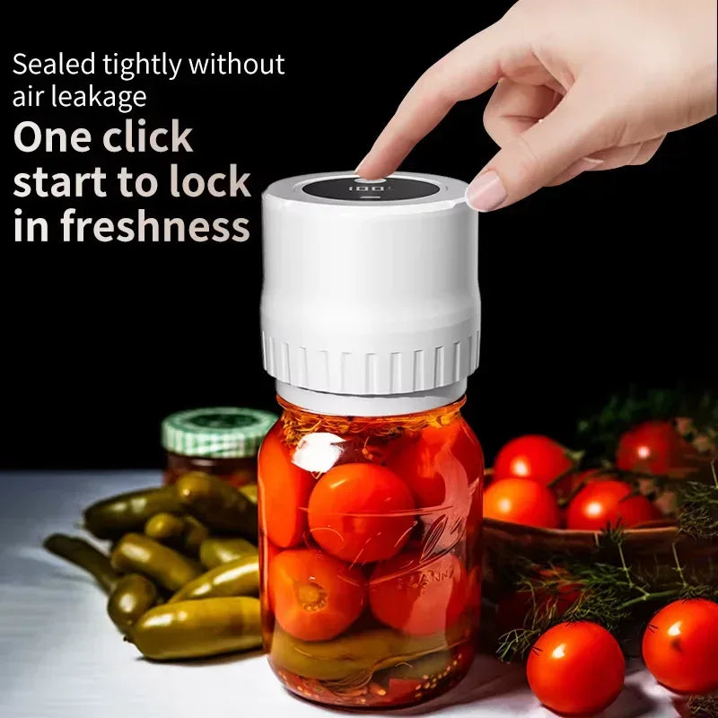 led digital vacuum sealer - rechargeable food storage system for fresh meal prep - maifrenco inc