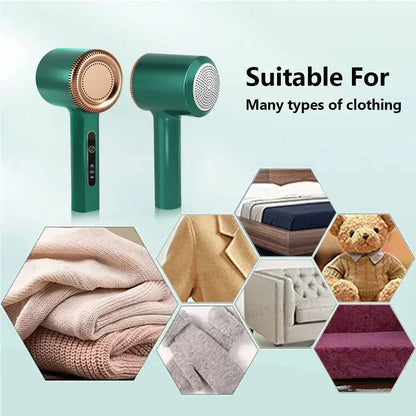 Electric Fabric Shaver & Lint Remover | Rechargeable Fuzz Pill Remover for Clothes & Furniture - MAIFRENCO INC