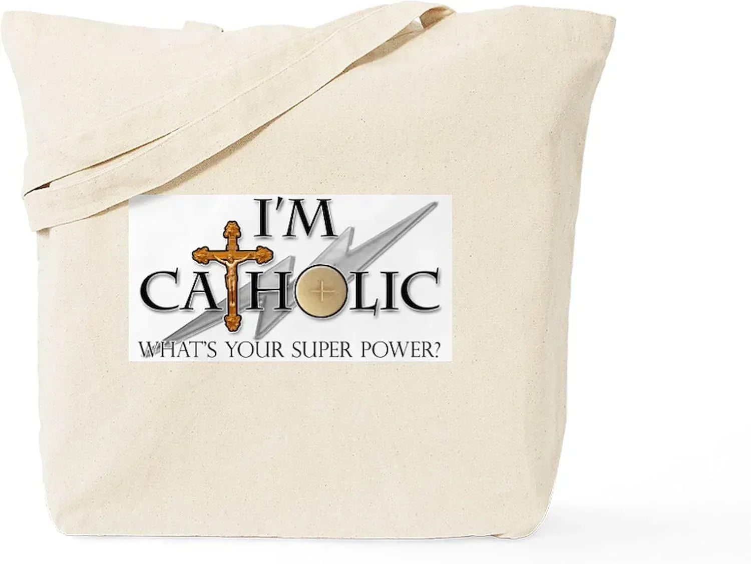 Faith-Inspired Canvas Tote Bag | Christian Reusable Shopping Bag with Scripture Quotes - MAIFRENCO INC