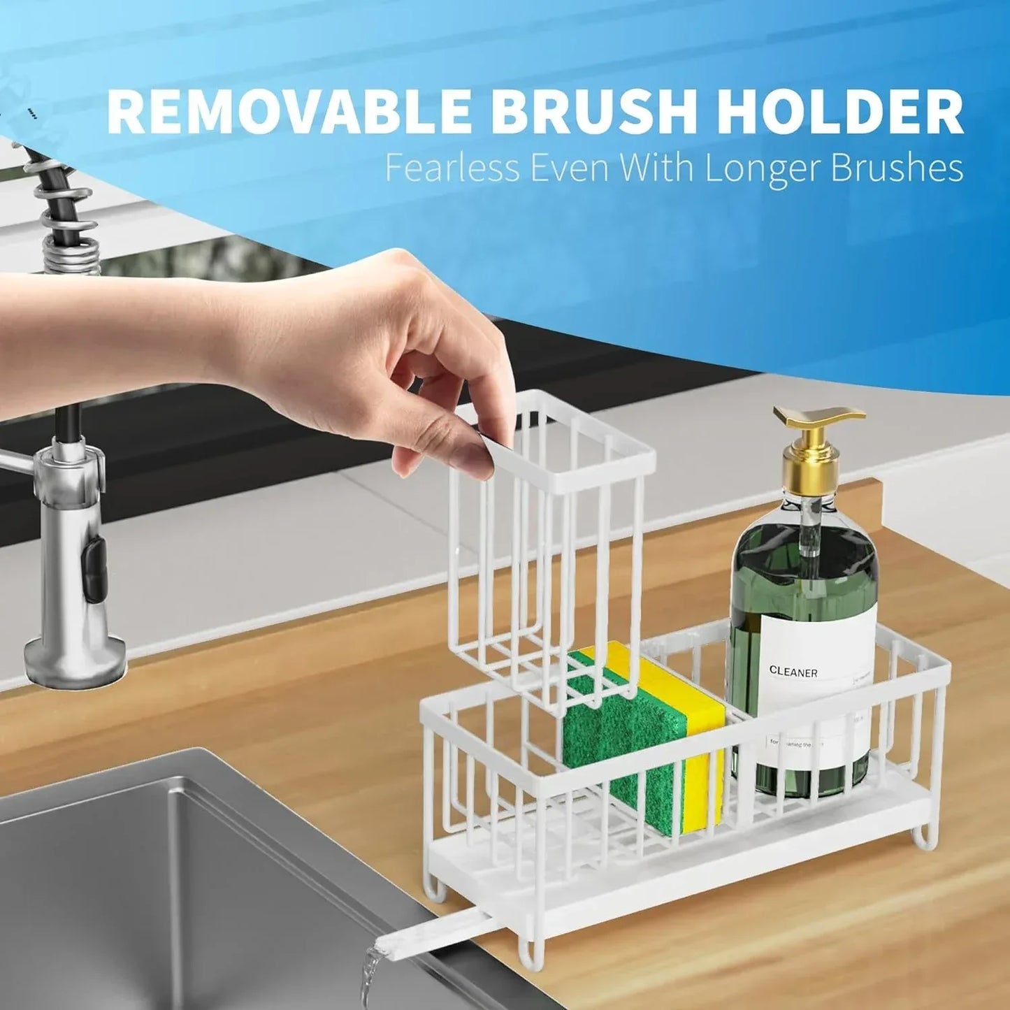 sponge holder for kitchen sink - maifrenco inc