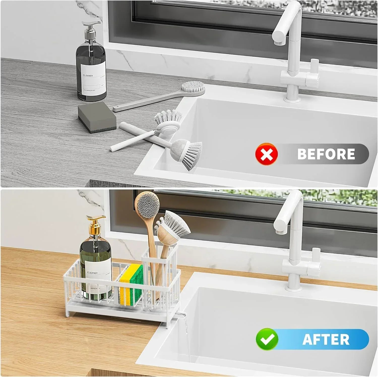 Sponge Holder for Kitchen Sink - MAIFRENCO INC