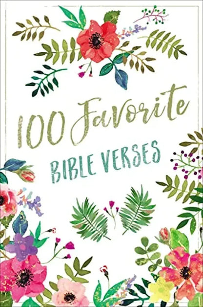 100 Favorite Bible Verses | Illustrated Devotional Book with Prayers & Botanical Art - MAIFRENCO INC