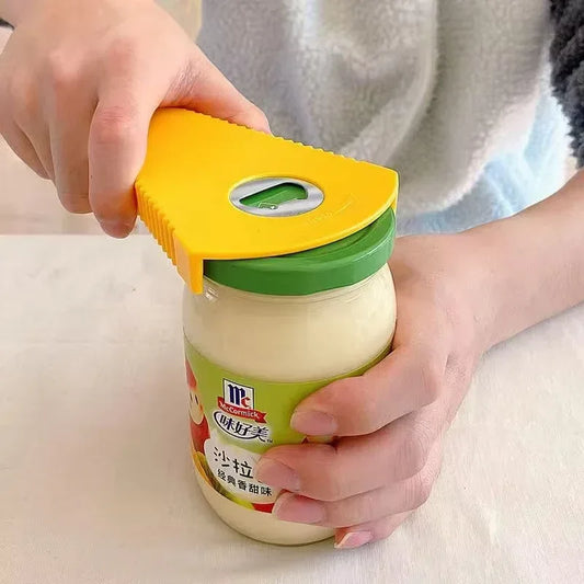 Can Opener Multifunctional Bottle Opener Jar Opener for Beer Coke Jam Beverage - MAIFRENCO INC